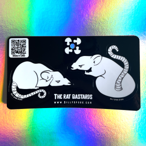 photo of the rat bastards stickers