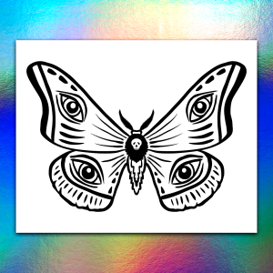 Eyes Aflutter print product photo